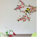 Cuckoo Standing On the Tree Wall Sticker